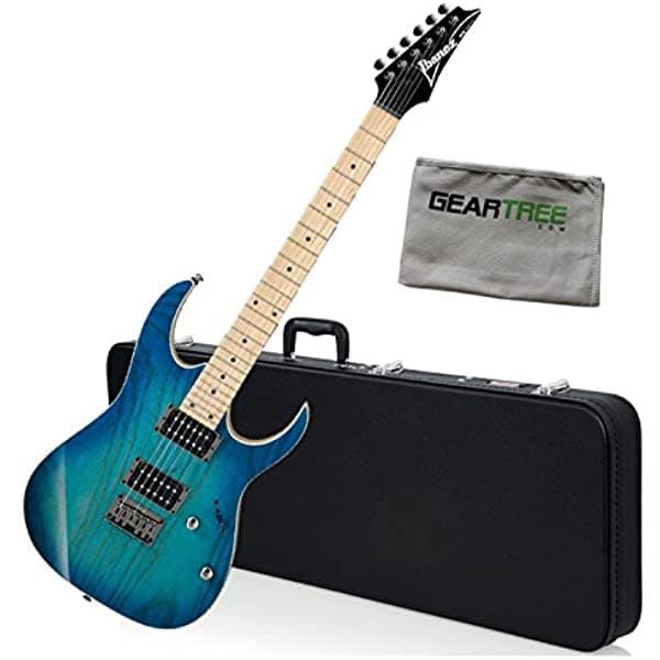 Ibanez RG421AHMBMT Guitarra Eléctrica RG Standard (Blue Moon Burst) con Estuche Rígido y...