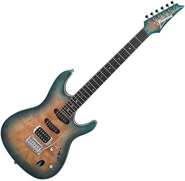 Ibanez Sa460Mbw-Sub Sunset Blue Burst Guitarra Eléctrica