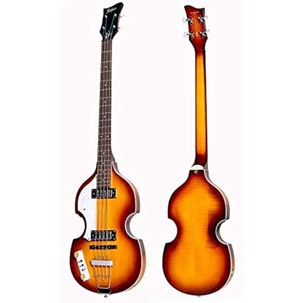 Hofner Ignition Pro Beatle Bajo - Sunburst Para Zurdos