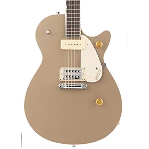 Gretsch G2215-P90 Streamliner Junior Jet Club Guitarra Eléctrica (Sahara Metálica)
