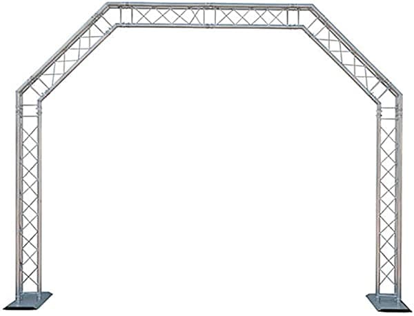 GLOBAL TRUSS Sistema de Trusses Tipo Poste de Gol Arco Móvil de 10 x 8 pies ARCH/SYSTEM