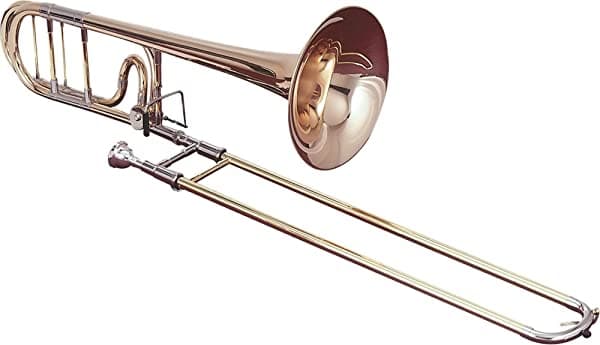Getzen 1047Fr Eterna Series F Atoco Trombón De Latón Rojo Bell