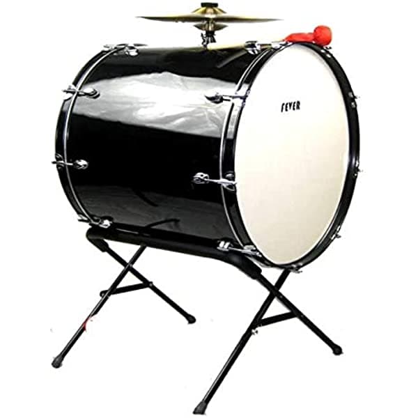 Fever Fev2424-Bk 24X24 Drum Bajo Tambora Stand Black