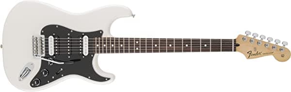 Fender 6 Cuerdas Estándar Stratocaster Guitarra Eléctrica-Hsh-Pau Ferro Diftofold Olympic White 149203505