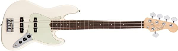 Fender American Professional Jazz Bass V Diapasón de Palisandro Olympic White 193950705