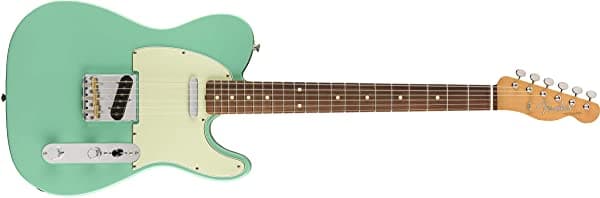 Fender Vitera '60S Telecaster Modificado Pau Ferro Difelobora Del Sea Verde 149893373