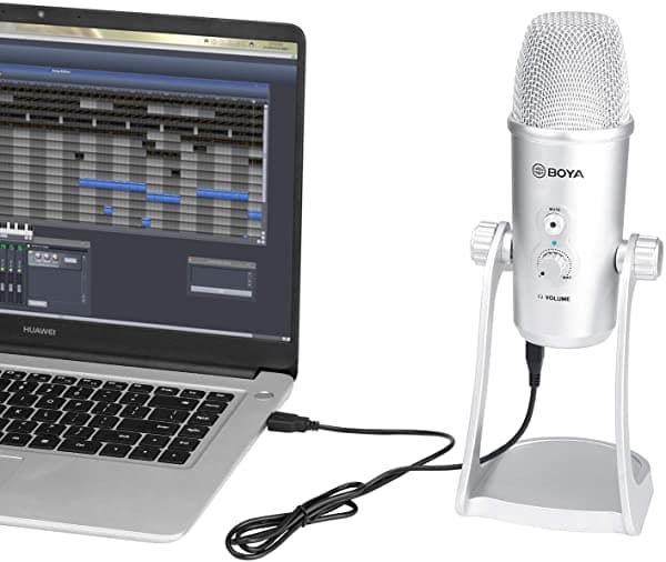 BoyaMic Boya By-Pm700Sp Condensador Usb Micrófono Ios Yroid Windows Mac Mics De Computadora Grabación Padcasting
