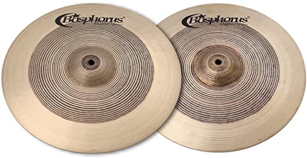 Bosphorus Cymbals M16H Par de Platillos Hi-Hat Serie Master de 16 Pulgadas