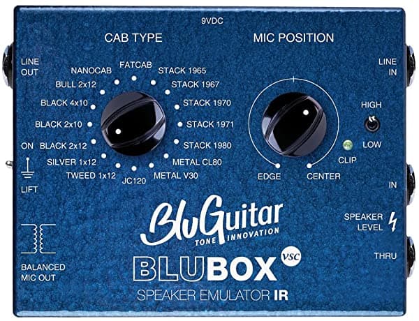BluGuitar Blugutar Impulse Respuesta Parlante Emulador Pedal BLUBOX