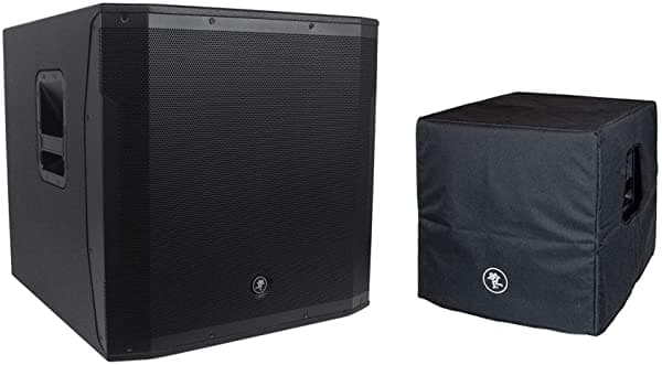 ! Mackie Srm1850 1600W 18 Potenciados Pro Subwoofer Sub+Dust Cover Manga De Viaje SRM1850+SRM1850 Cover