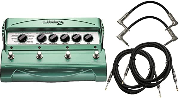 Line 6 Dl4 Delay Modeler Pedal 4 Guitarra Cables DL4 BUNDLE