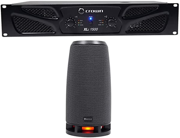 Crown Pro XLI1500 Amplificador de potencia DJ PA 900W 2 canales profesional + RockShip XLI1500+RockShip