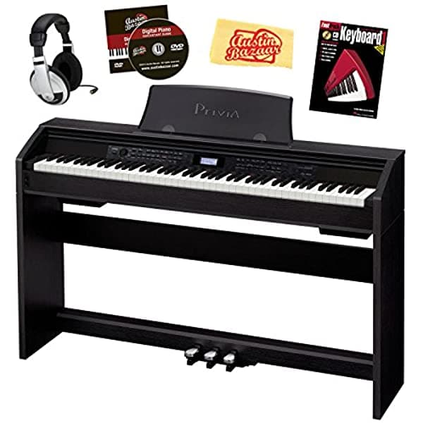 Casio Privia Px-780 Piano Digital De 88 Plazas Auriclees Auriculicos Libro Instructal Y Pulizado Negro CAS-PX780-COMBO-STD