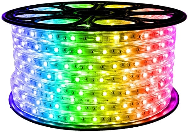 Brilliant Brand Lighting Brillante Marca Iluminaciones Rgb Cambio De Color Led Luz 120 Voltios De Alta Salida Smd 5050 148 Pies