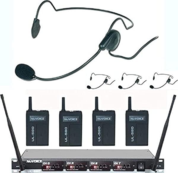 VocoPro UH-580-4 Sistema inalámbrico de auriculares (headset)