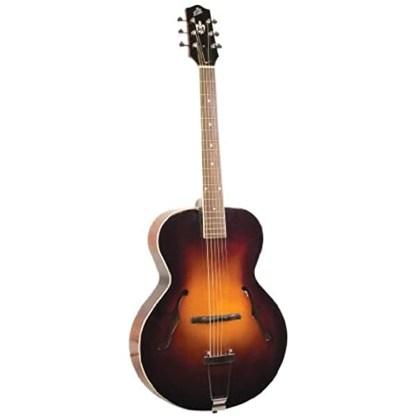 The Loar Lh-600-Vs Archtop Tallado A Mano Guitarra Acústica Vintage Sunburst Finish