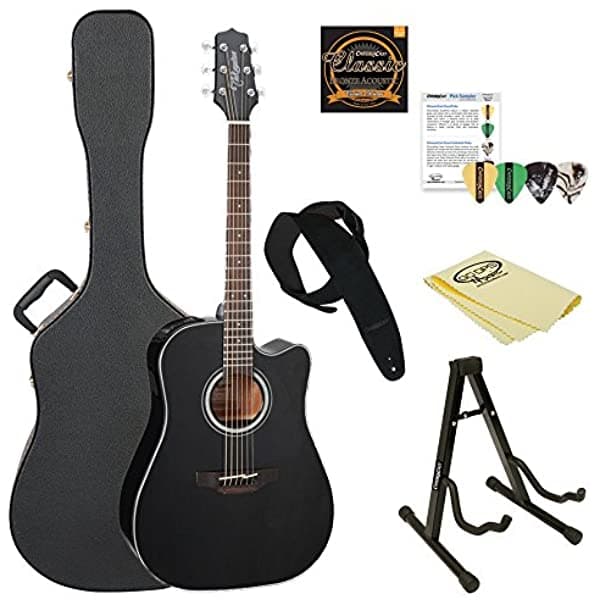 Takamine Gd30Ce Blk-Kit-2 Dreadnought Guitarra Acústica