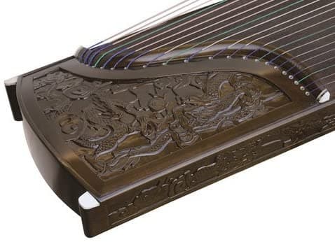 Sound-Of-Mountain Profesional Realización De Madera Tallada Guzheng Instrumento China Zitero