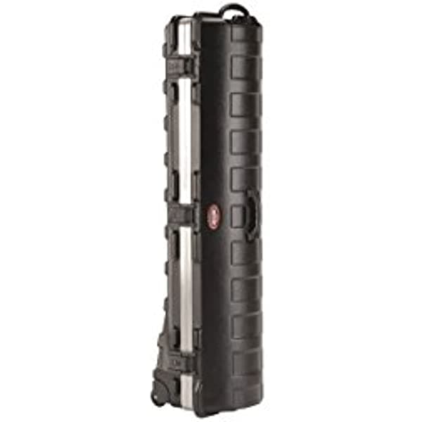 SKB ATA Regular Stand Case (48-1/4 x 10-3/4 x 12) con Ruedas y Correas, Cierres TSA, Asa Sobremoldeada H4812W