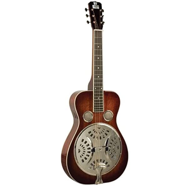 Recording King Guitarra Del Resonador De La Guitarra Del Ning Round De La Guitarra De Caoba Vintage RR-50-VS