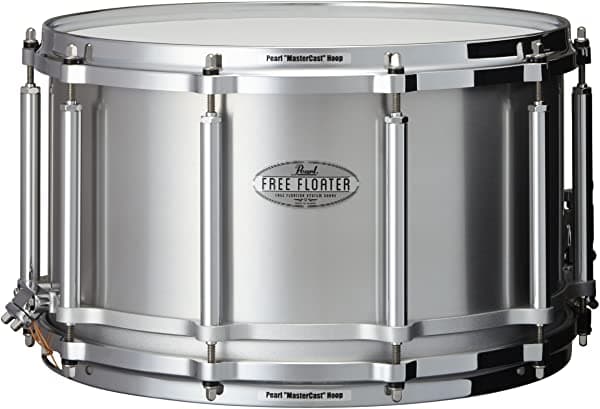 Pearl Ftal1480 14 X 8 Pulgadas Floater Snare Tambor Aluminio Sin Costuras