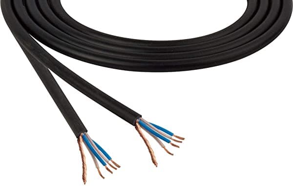 Mogami W2534 Neglex Quad Cable De Micrófono Negro 164 Ft Roll-By-Mogami