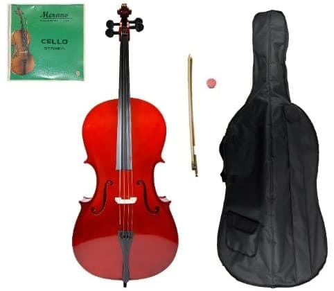Grace 1 2 Tamaño De Los Estudiantes Para Principiantes De Violonchelo Fundación Rosin Free Rosin Y Juego Adicional De Merano Brand Cuerdas Repuesto