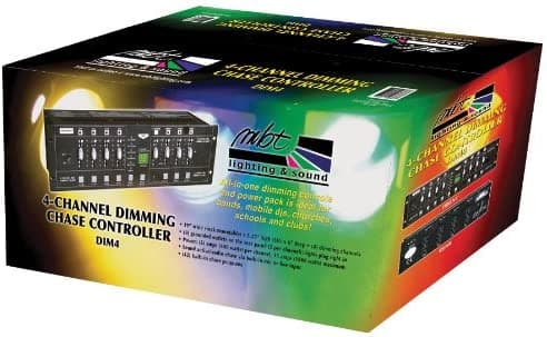 Mbt Iluminaciones Dim4 4 Canales Controlador Dimmer Pack