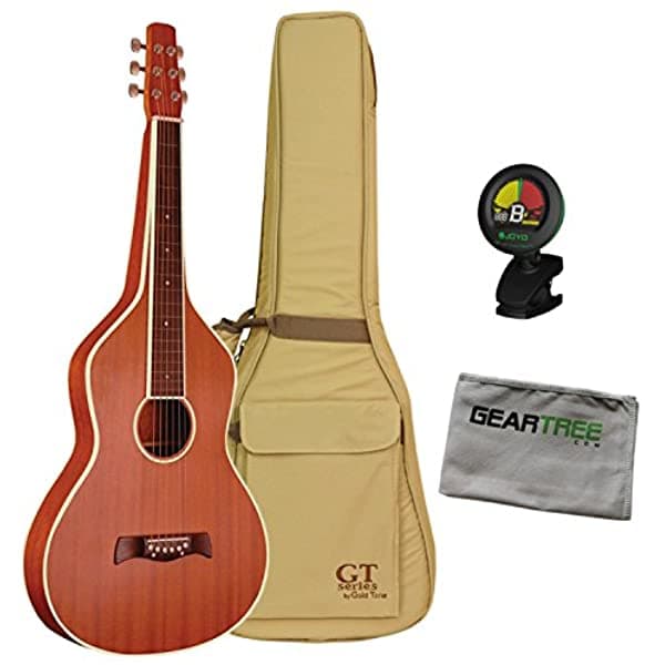 Gold Tone GT-WB GT-Series Weissenborn Guitarra Hawaiana de Cuello Hueco Estilo Slide con