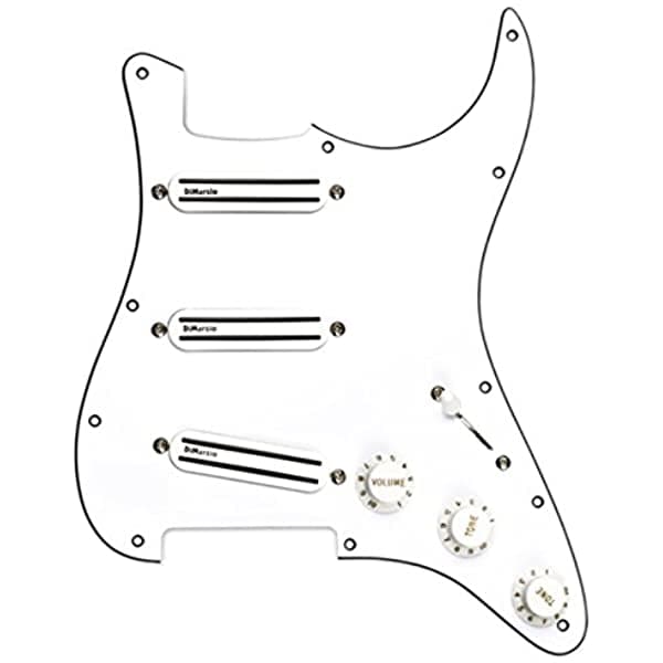 Dimarzio Fg2108 Pickguard Pre -Cableado White FG2108WA7