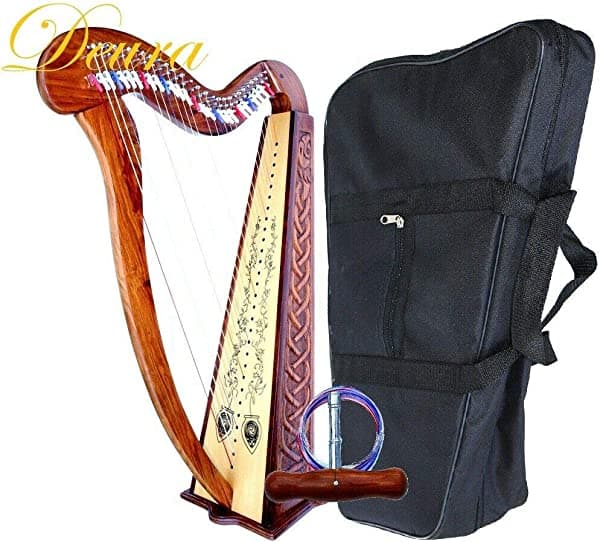 42 Grandes Palancas De Las Palancas Irlandesas De Deura Celtic Harp 29 Cuerdas Rosewood Folk Dh-2900L