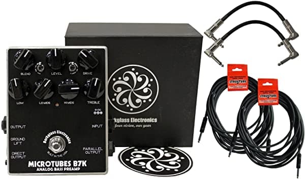 Darkglass Microtubes B7K Bajo Overdriveefecto Guitarramar Pedal Wefecto Guitarra 4 Cables Gratis! Microtubes B7K BUNDLE