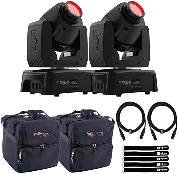 Chauvet Dj Intimidator Spot 110 - Cabezal De Luz Led (2 Unidades Con Estuche)