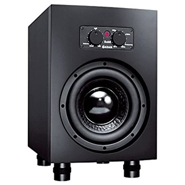 Adam Audio Sub8 Potenciados Studio Subwoofer Negro Altavoz