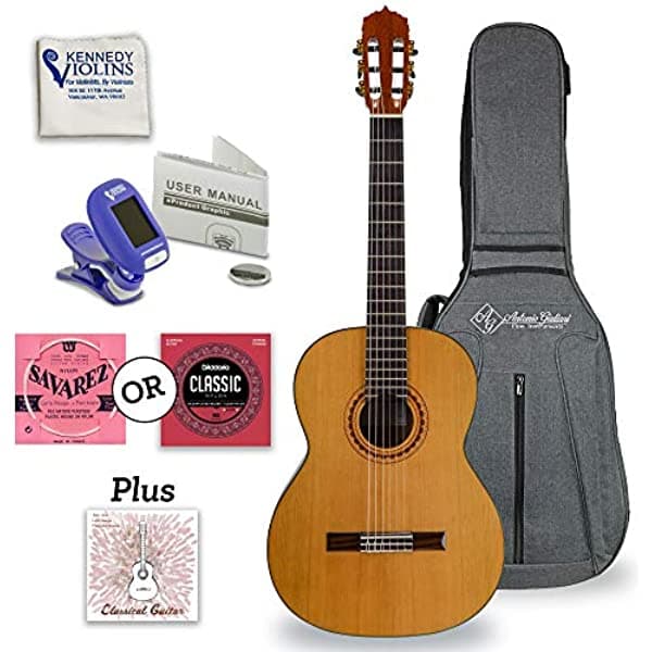Kennedy Violins Antonio Giuliani Classical De Caoba Guitarra Cl-5 Liquidación Guitarra Acústica Case Y Accesorios Por