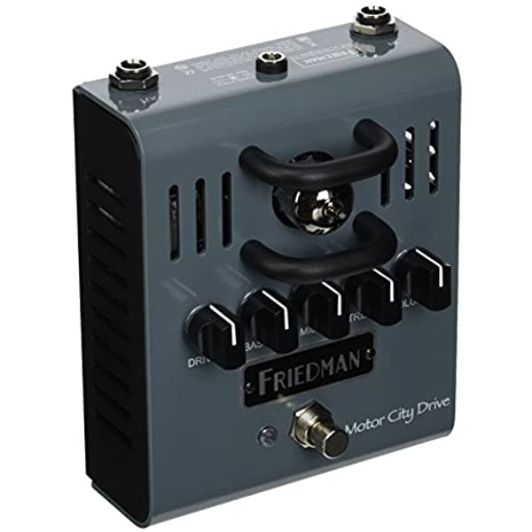 Friedman Amplification Motor City Drive 12AX7 Overdrive Valvular - Pedal de Efectos para Guitarra MCD