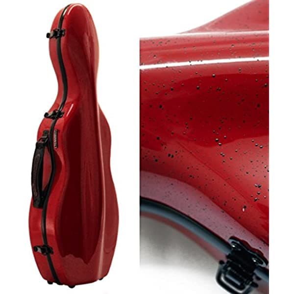 Tonareli Edición Especial De Violin Fiberglass Case Red Squckled 4 4 Vnf1015 4334266110