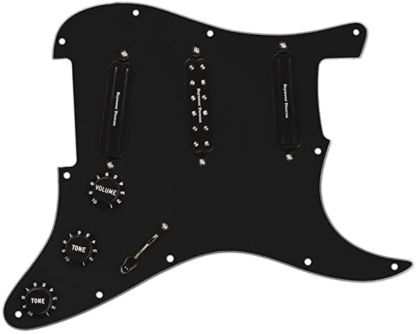 Seymour Duncan Dave Murray Loaded Pickguard Color Negro 11550-07-B