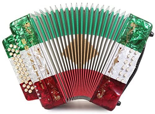 Rossetti 3112 Fbbeb Fa 31 Botón De Graves Treble 12 Acordeón Rojo