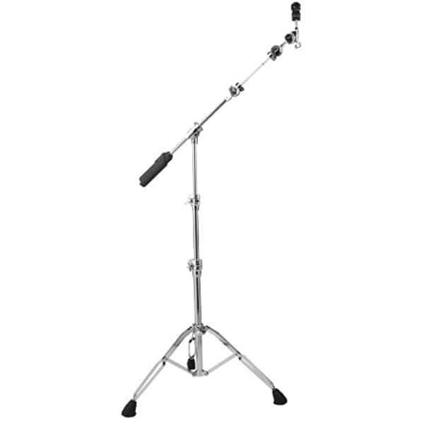 Pearl BC2030 Pro Soporte para Platillos con Brazo Ajustable, Expansión de Cinco Secciones y Posicionamiento, Sistema GyroLock de Inclinación Multidireccional sin Engranajes, Contrapeso Desmontable, Tuerca de Liberación Rápida WingLoc y Patas Doblemente Reforzadas de Gran Peso.