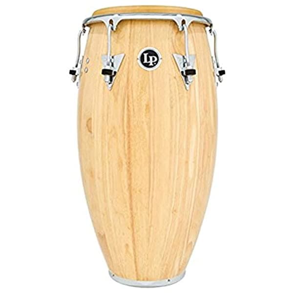 Latin Percussion LP Modelo Classic Wood 11-3/4 Conga Natural Chrome LP559X-AWC