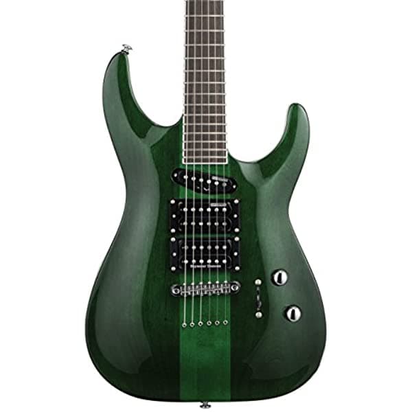 Esp Ltd Sc-20 Signature Series Stephen Carpenter Guitarra Eléctrica Case Ver A Través De Green LSC20STG