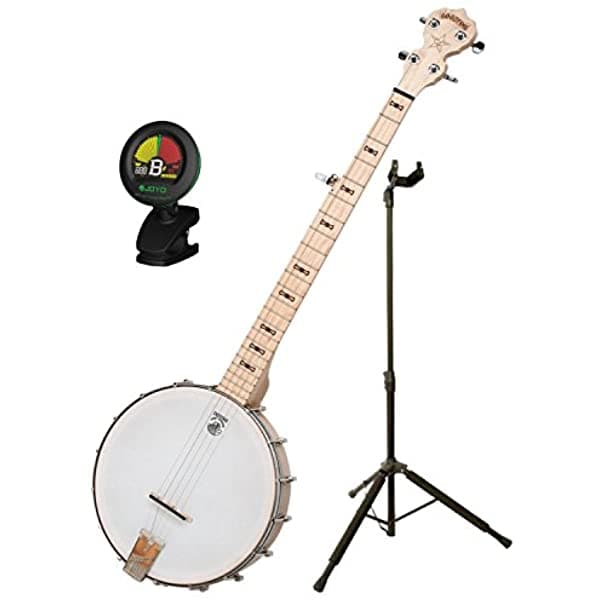 Deering Goodtime Banjo Dlx Stand Y Afinador Goodtime BUNDLE