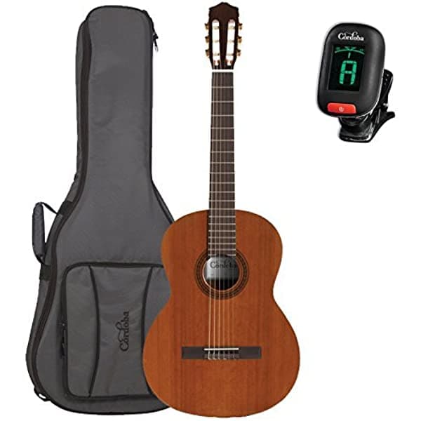 Cordoba C5 Nylon Cuerdas Guitarra Acústica Bundle Deluxe Cordoba Funda Y Afinador