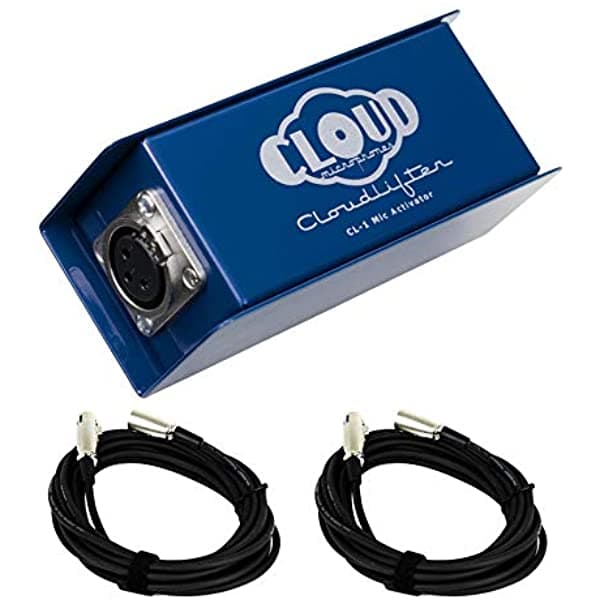 Cloud Cloudlifter Cl1 Bundle 2 Cables De Micrófono Xlr De 20 Pies 3 Elementos