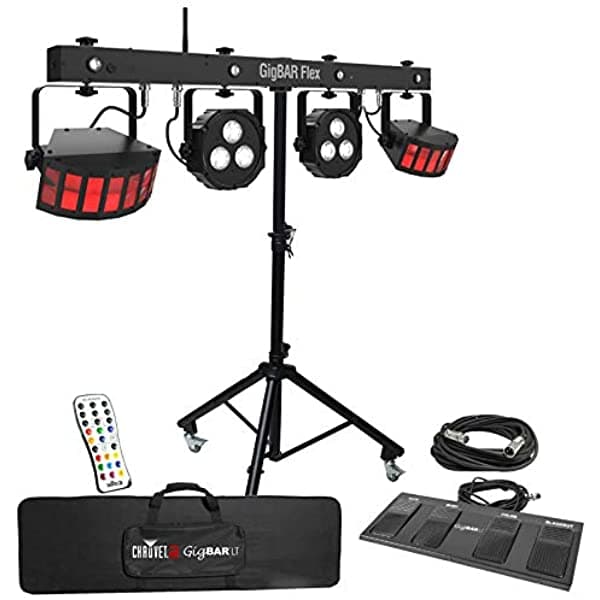 Chauvet Dj Gigbar Flex Pack-N-Go - Sistema De Iluminación Con Trípode