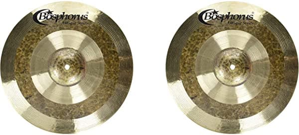 Bosphorus Cymbals Bosforus Platillo A14Hc Serie De Antigüedades De 14 Pulgadas Hihat Platillo Par Two Pack