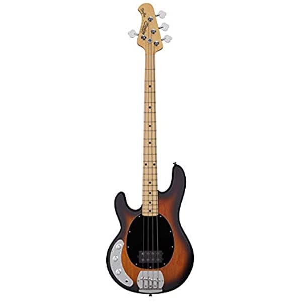 Sterling by Music Man RAY4LH Bajo de 4 Cuerdas para Zurdos, Vintage Sunburst, Guitarra Eléctrica RAY4LH-VSBS-M1
