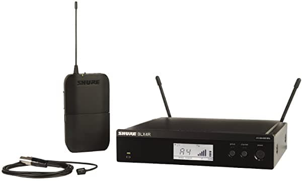 Shure Blx14R/W93 Sistema De Micrófono Inalámbrico Con Bodypack Y Wl93 Lavalier Mic BLX14R/W93-H10