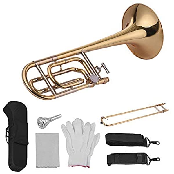 Muslady Tromboneslide Trombonetenor Bb Intermedio Fid Intermedio F Adjunto Que Incluye Boquilla De Carpinter
